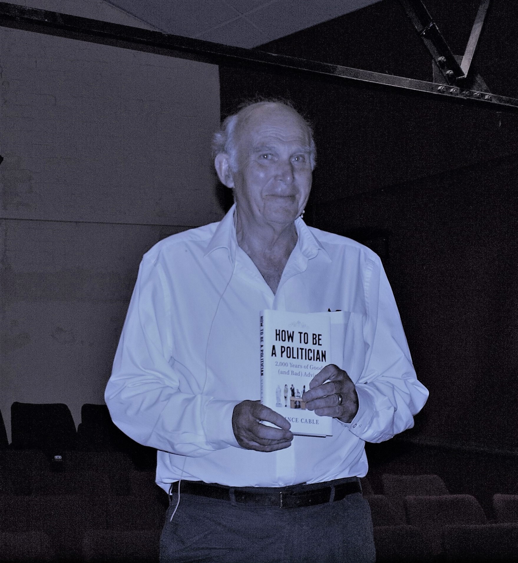 Ilminster Literary Festival, Literature, Vince Cable, How to be a Politician, Liberal Democrat, Politics, Ilminster Warehouse Theatre,
